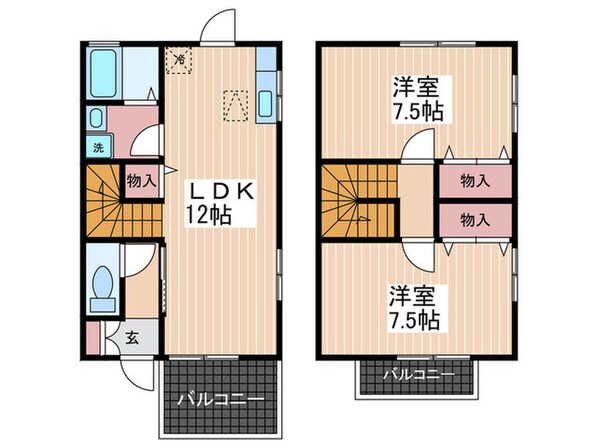 ローズコート大堤の物件間取画像